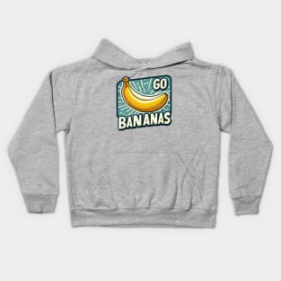 Go Bananas: Zesty Peel Party Kids Hoodie